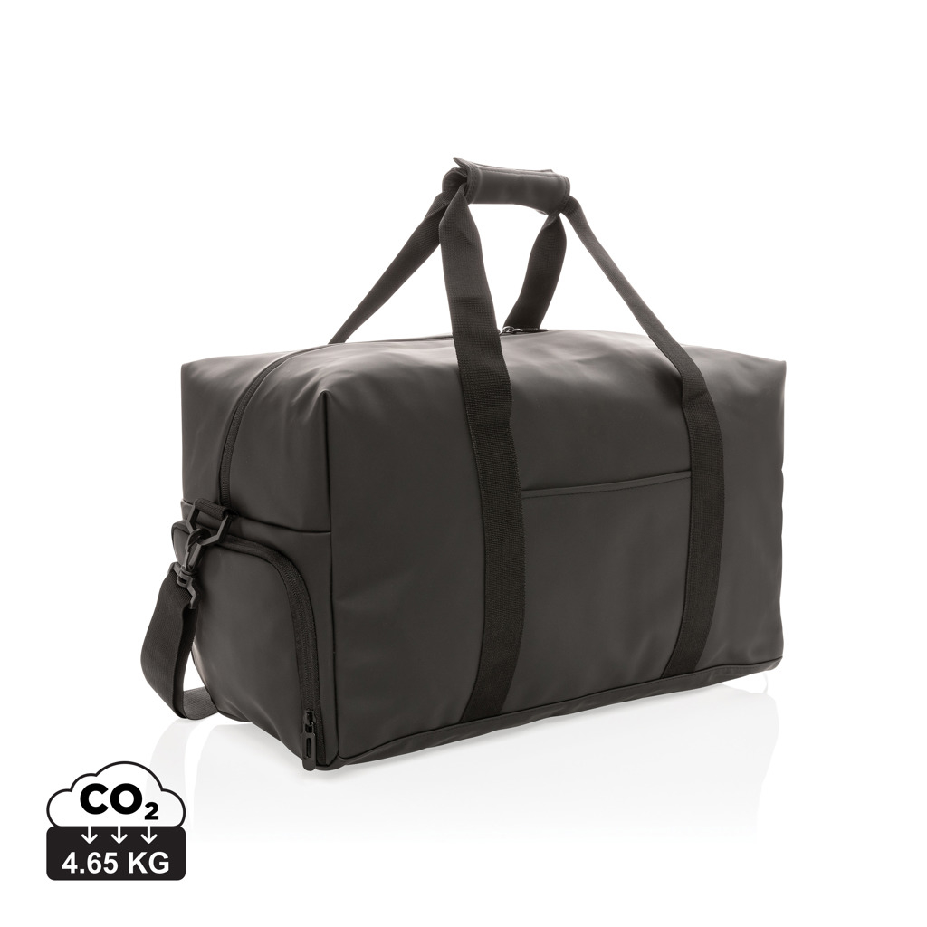 Sac week-end publicitaire touché doux Noir