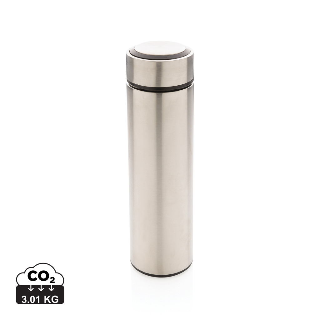 Bouteille étanche en acier promotionnelle 450 ml Argent