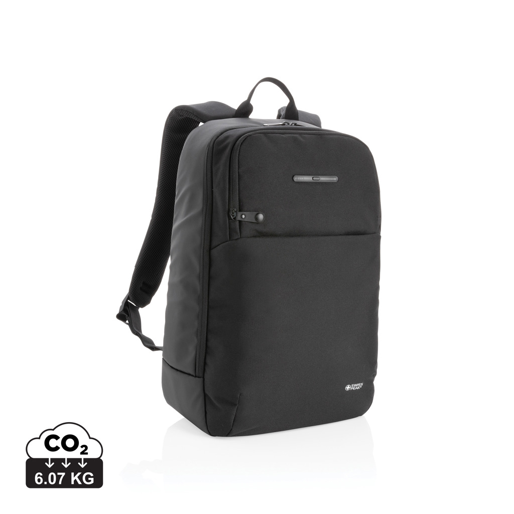 Sac à dos publicitaire ordinateur 15.6" avec poche stérilisateur Noir