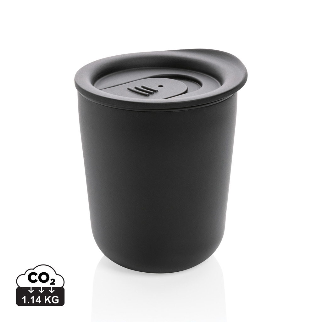 Mug antimicrobien publicitaire 250 ml Noir