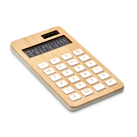 Calculatrice publicitaire bambou CALCUBIM