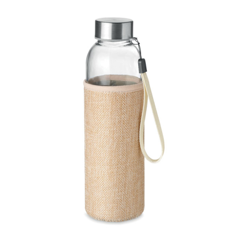 Bouteille publicitaire 500 ml et housse jute - UTAH TOUCH