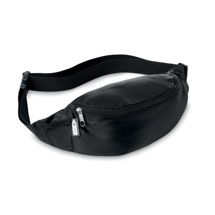Sac banane PET recyclé publicitaire HULABAG Noir