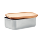 Lunch box publicitaire inox et bambou 600ml SAVANNA