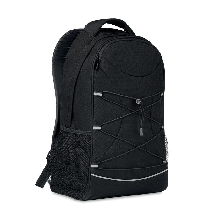 Sac randonnée en rPET publicitaire LOMO Noir