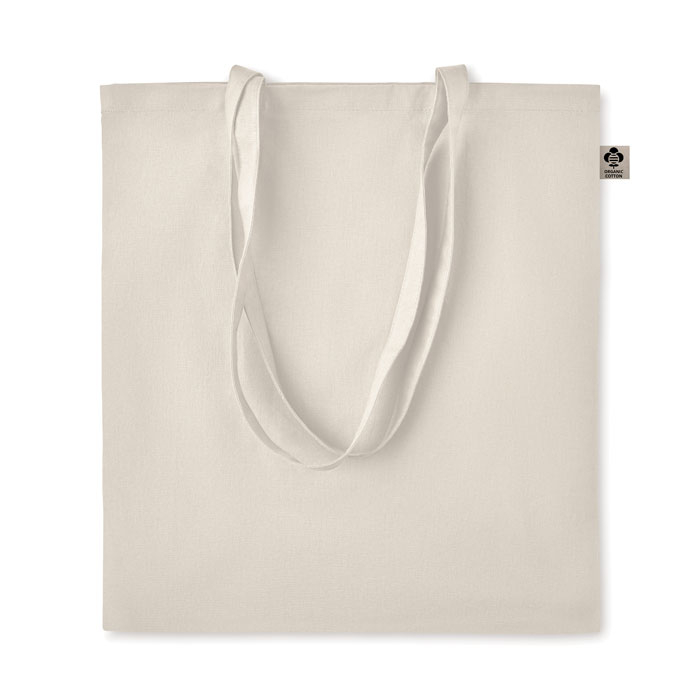 Tote bag en coton bio promotionnel 140g - ZIMDE Beige