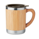 Mug en bambou publicitaire isotherme 300 ml - Mokka
