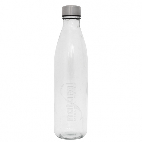 Bouteille publicitaire en verre 1L - H2O