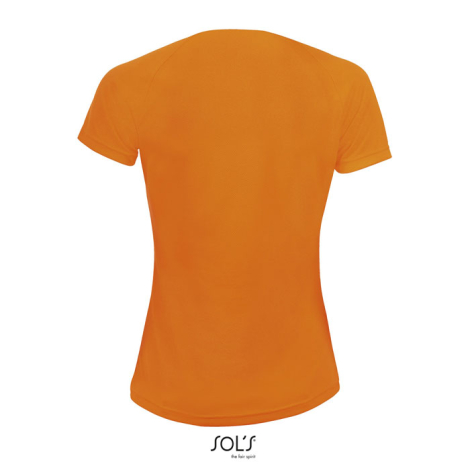 T-shirt femme respirant personnalisé 140g - SPORTY