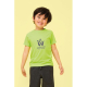 Tshirt enfant respirant publicitaire polyester 140g - SPORTY