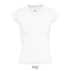 Tshirt col V publicitaire femme 150g - MOON