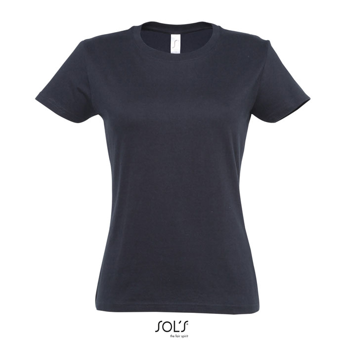 Tshirt femme publicitaire coton 190g - IMPERIAL Marine