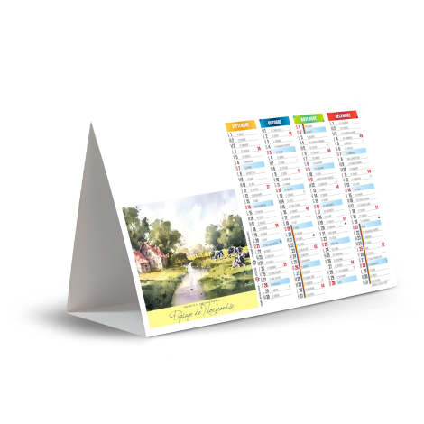 Chevalet publicitaire de comptoir - Paysages