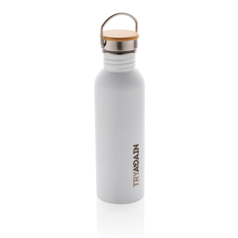 Bouteille promotionnelle couvercle bambou 700 ml