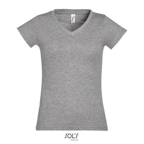 Tshirt col V publicitaire femme 150g - MOON