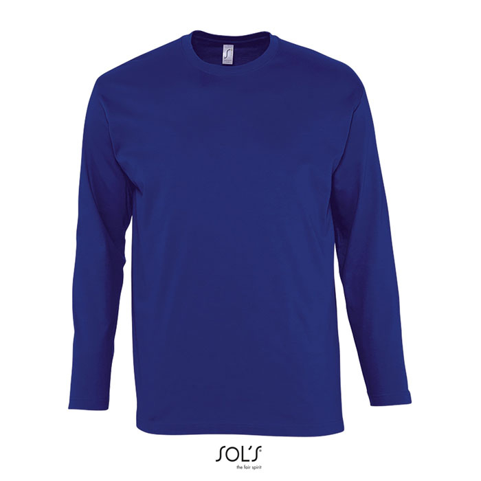 Tshirt manches longues publicitaire homme 150g - MONARCH outremer
