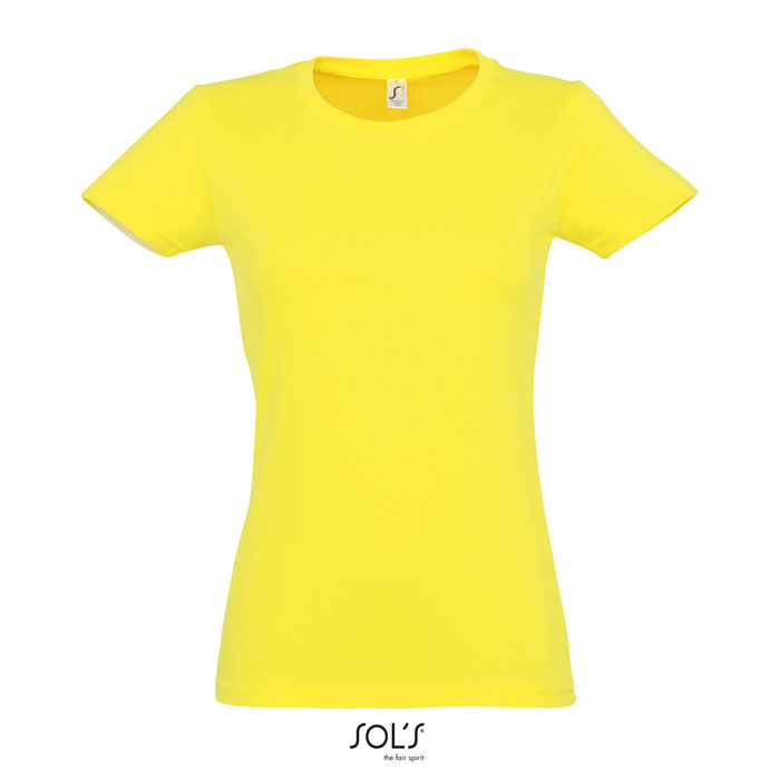 Tshirt femme publicitaire coton 190g - IMPERIAL citron