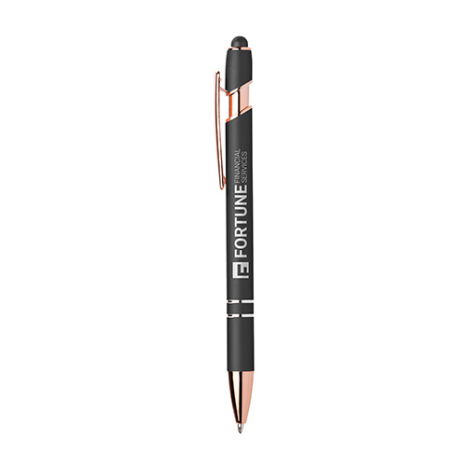 Stylo/stylet personnalisé Prince Softy Rose Gold Métallique