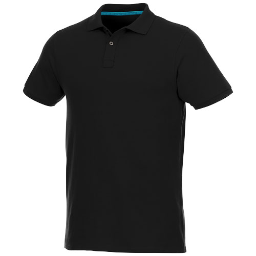 Polo bio recyclé personnalisé homme 220g - Beryl Noir