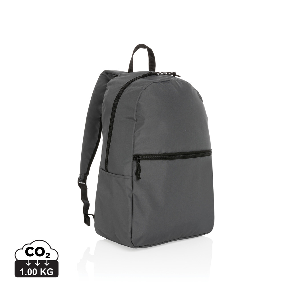 Sac à dos en rPET promotionnel Impact anthracite