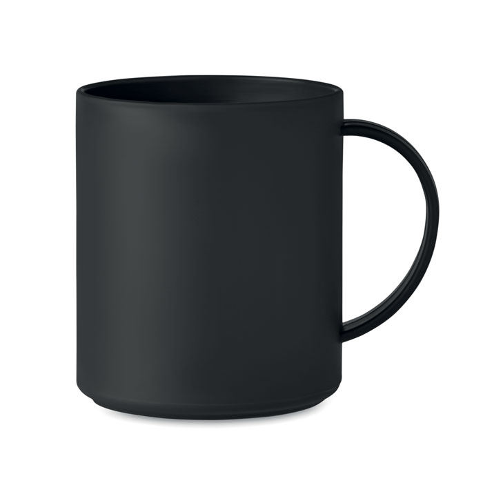 Tasse plastique publicitaire et réutilisable 300 ml MONDAY Noir
