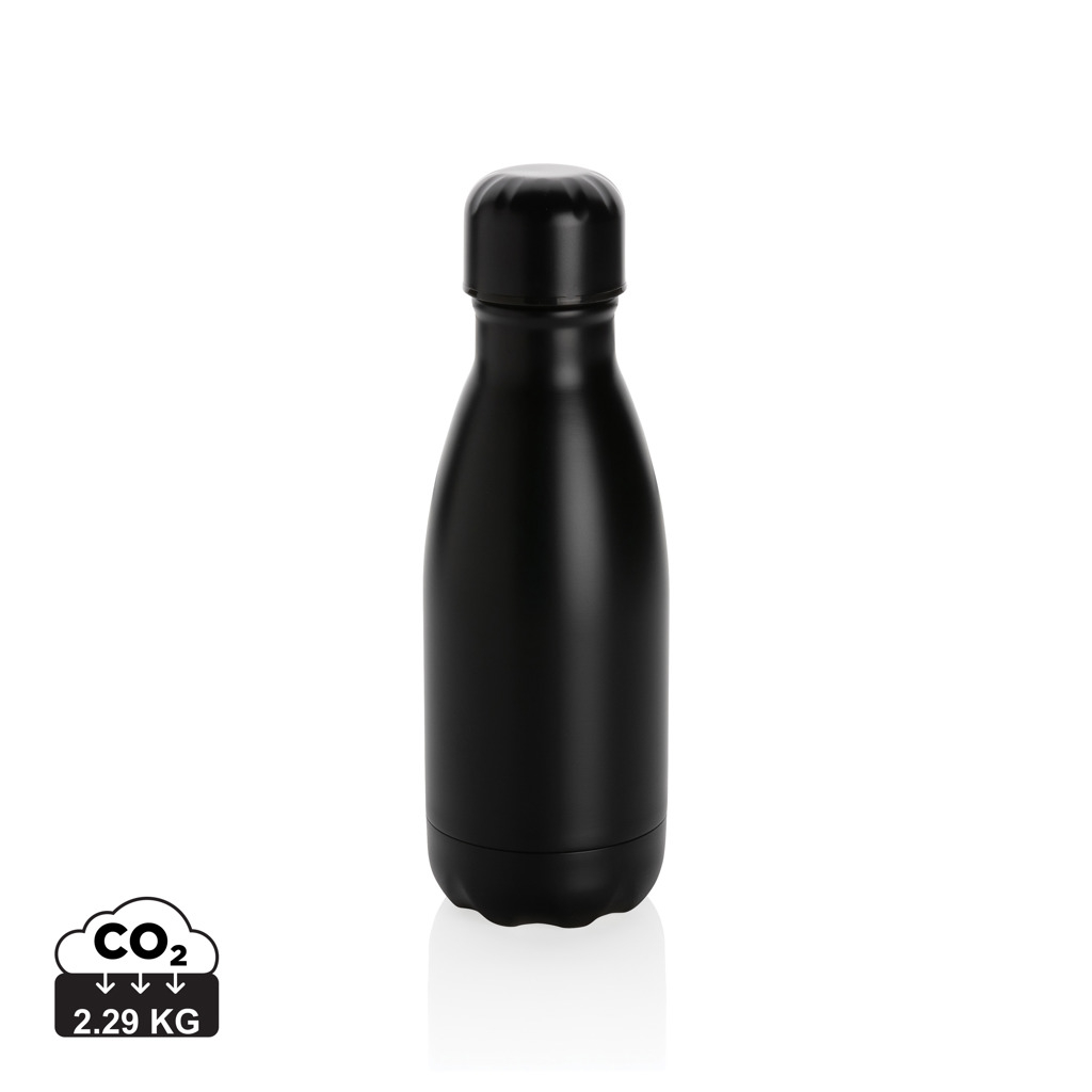 Mini bouteille publicitaire isotherme 260ml Noir