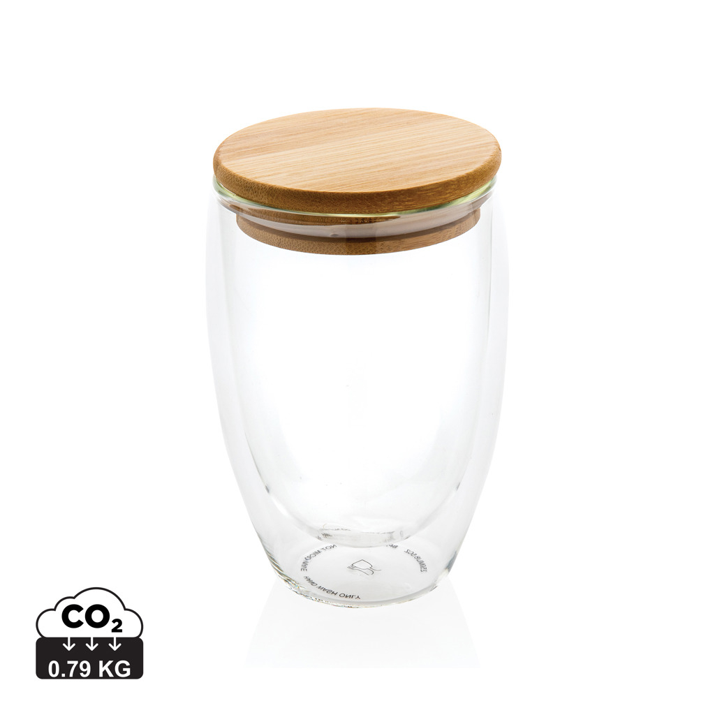 Verre double paroi personnalisé 350ml Transparent
