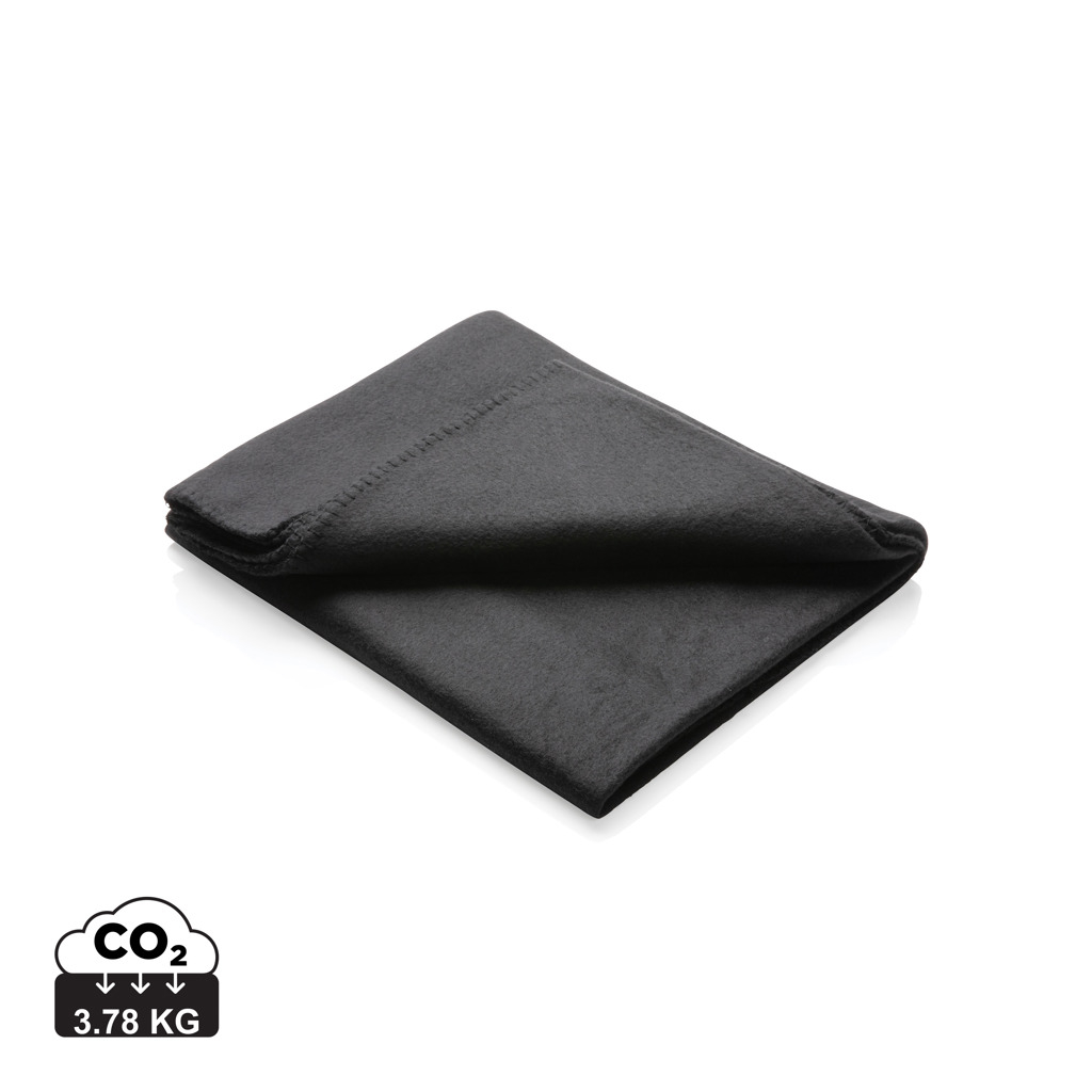 Couverture polaire personnalisée Noir
