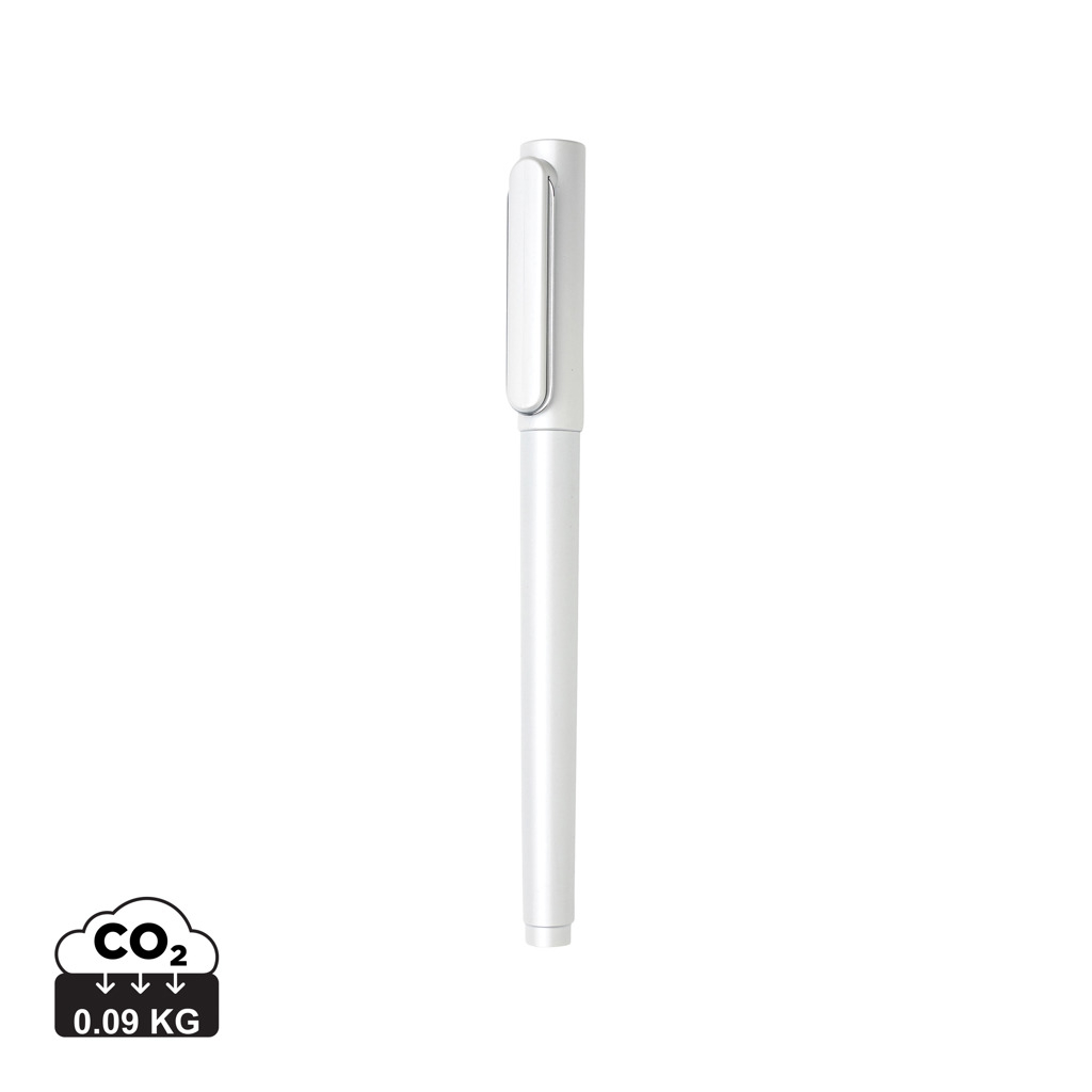 Stylo à encre ultra glissante personnalisé X6 Blanc