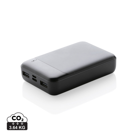 Powerbank publicitaire 10 000 mAh plastique recyclé