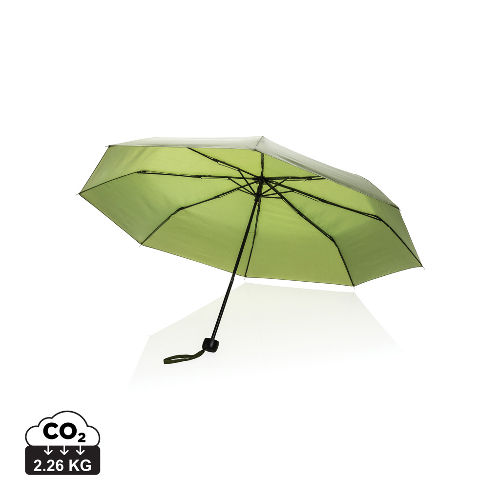 Mini parapluie en rPET 20.5" publicitaire Impact Vert