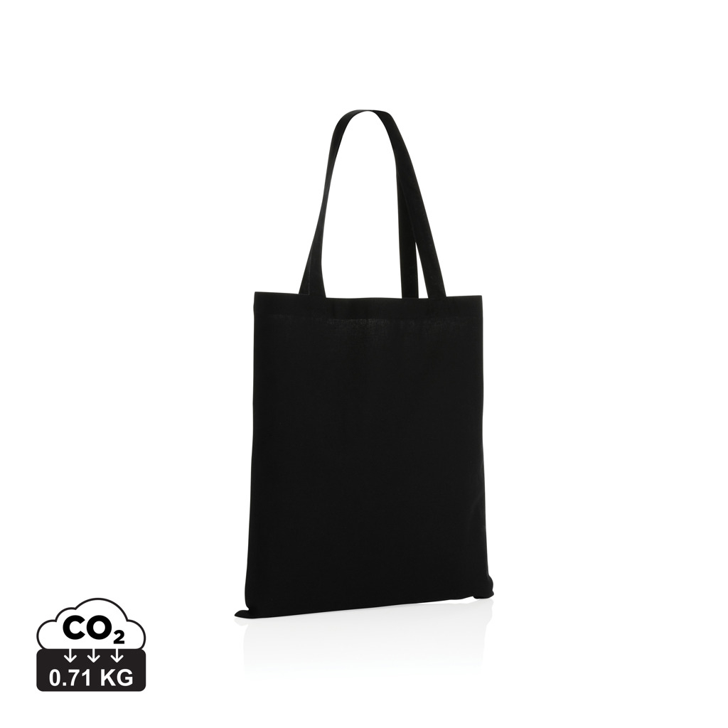 Tote bag personnalisé coton recyclé 145g - Impact Noir
