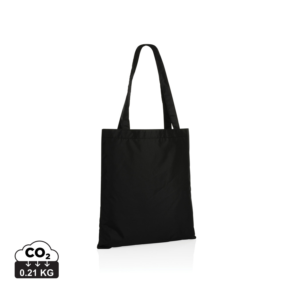 Sac shopping en rPET publicitaire 190T - Impact Noir