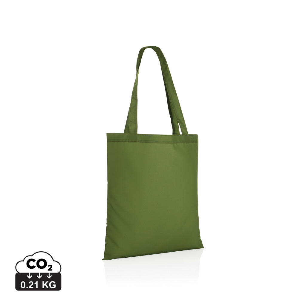 Sac shopping en rPET publicitaire 190T - Impact Vert