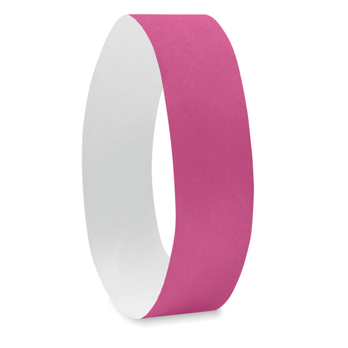 Bracelet de contrôle personnalisé TYVEK® Fuchsia
