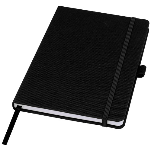 Carnet recyclé en rPET personnalisé A5 HONUA Noir