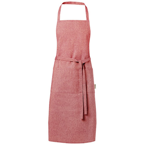 Tablier coton recyclé 200 gr personnalisé Pheebs Rouge