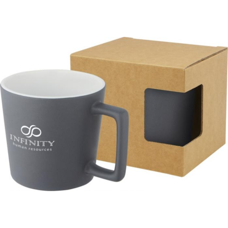 Tasse céramique fini mat personnalisée 370 ml CALI