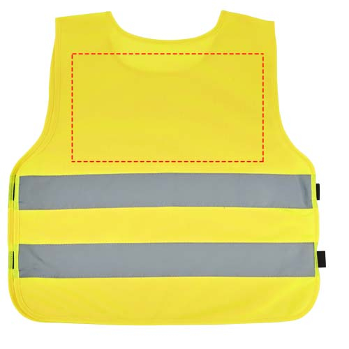 Gilet de sécurité, dos