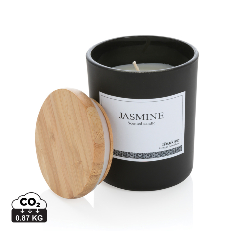 Bougie personnalisée parfum jasmin Ukiyo