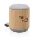 Enceinte sans fil 3W en bambou personnalisable