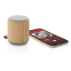 Enceinte sans fil 3W en bambou personnalisable