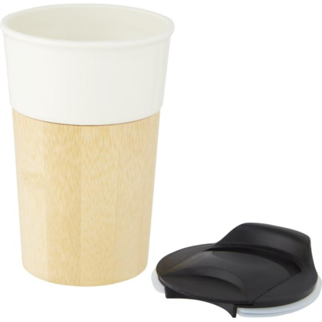 Tasse personnalisée porcelaine et bambou 320 ml Pereira