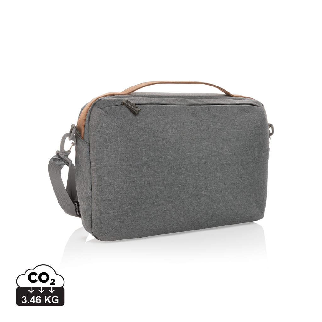 Sacoche ordinateur 15,6” publicitaire Impact Gris