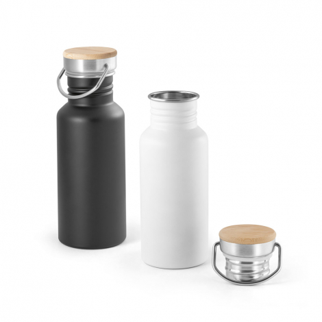 Gourde personnalisable inox et bambou 540 ml