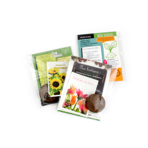 Kit de plantation - Fiche herbier ludique et publicitaire