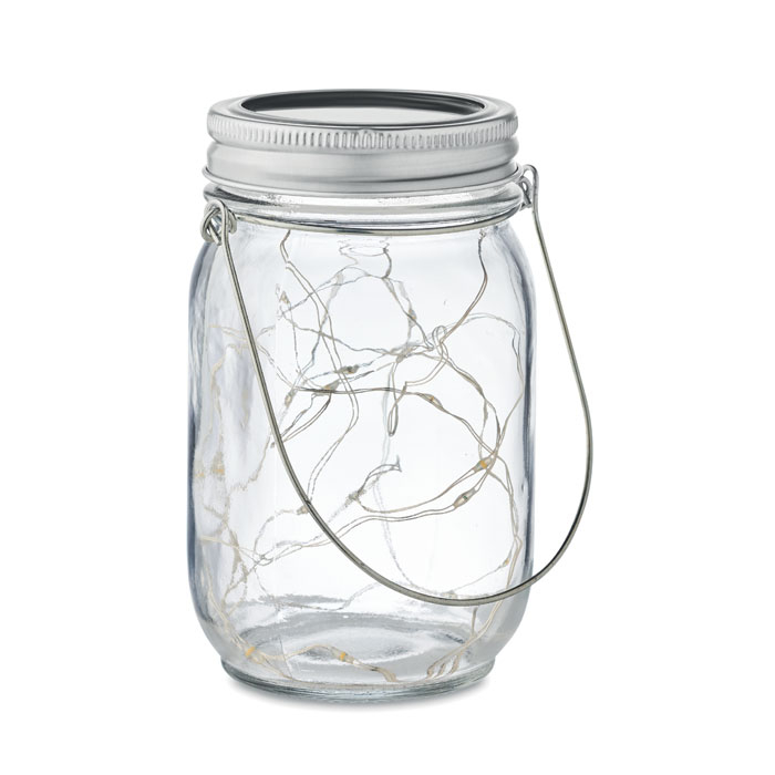 Lampe solaire d'extérieur publicitaire POT LAMP Transparent