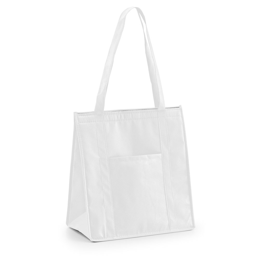 Sac isotherme publicitaire anses longues Blanc