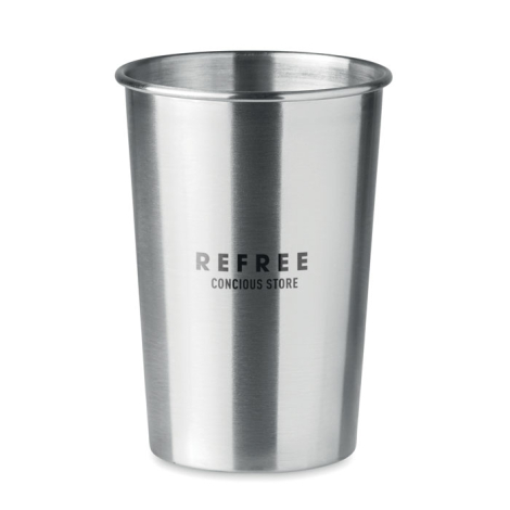 Gobelet publicitaire en acier inox 350ml BONGO