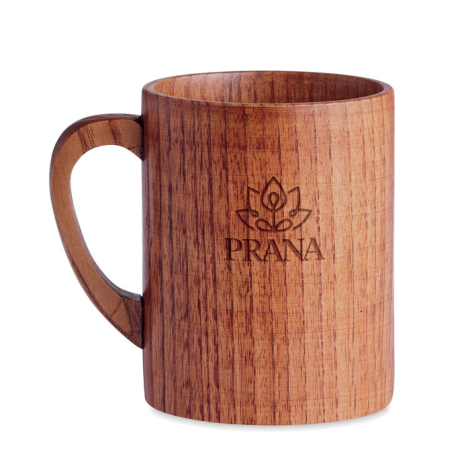 Mug publicitaire en bois de chêne 280 ml TRAVIS